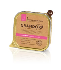 grandorf консервы для щенков курица с рисом. Смотреть фото grandorf консервы для щенков курица с рисом. Смотреть картинку grandorf консервы для щенков курица с рисом. Картинка про grandorf консервы для щенков курица с рисом. Фото grandorf консервы для щенков курица с рисом