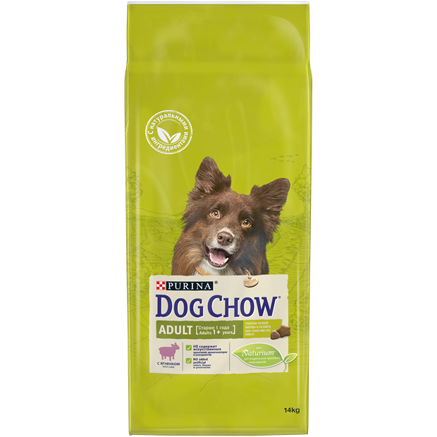 Сухой корм Dog Chow® для взрослых собак, с ягненком - фото 6804