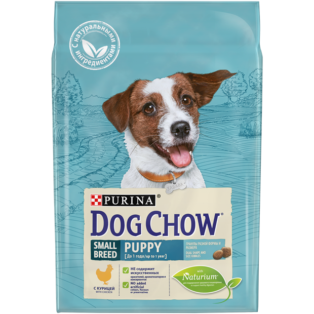 Сухой корм Dog Chow® для щенков мелких пород, с курицей - фото 6806