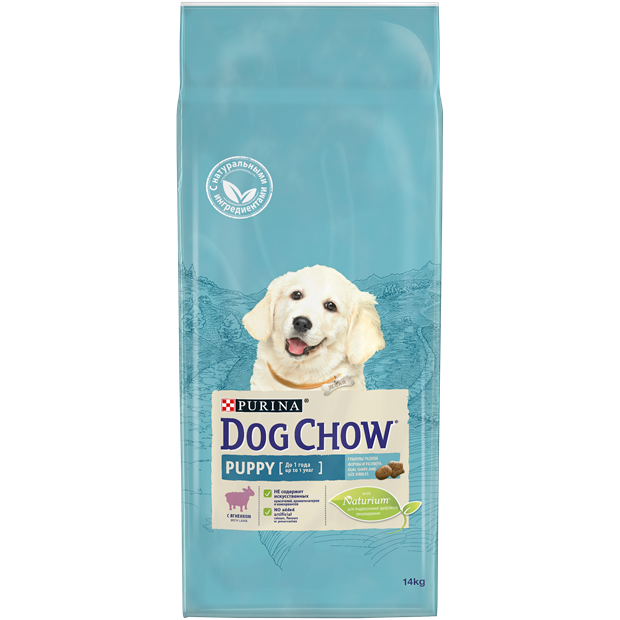 Сухой корм Dog Chow® для щенков, с ягненком, Пакет, 14 кг - фото 6808