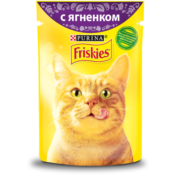 Влажный корм Friskies® для взрослых кошек, с ягненком в подливе - фото 6861