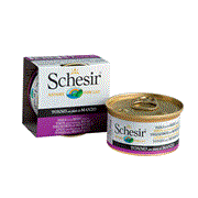 "Schesir" консервы для кошек Тунец и филе говядины 85гр