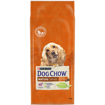 Сухой корм Dog Chow® для взрослых собак старшего возраста, с ягненком