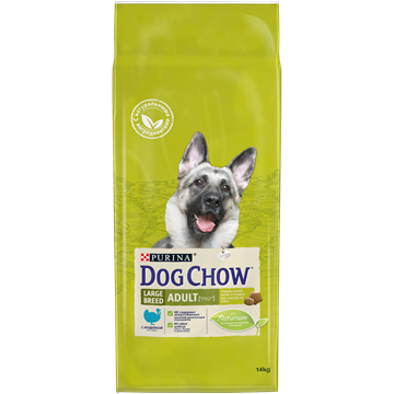 Сухой корм Dog Chow® для взрослых собак крупных пород, с индейкой