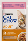 Влажный корм Cat Chow® для взрослых кошек, с лососем и зеленой фасолью в желе - фото 6817