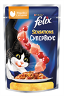 Влажный корм Felix® Sensations® Супервкус для кошек, со вкусом индейки и ягод, в желе - фото 6835