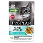 Влажный корм Pro Plan® Nutri Savour® для взрослых стерилизованных кошек и кастрированных котов, с океанической рыбой в соусе - фото 6934